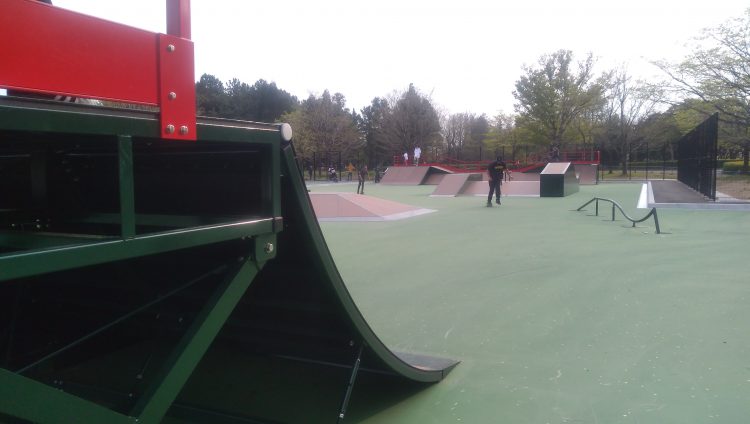 庄内緑地公園スケートパークセクション
