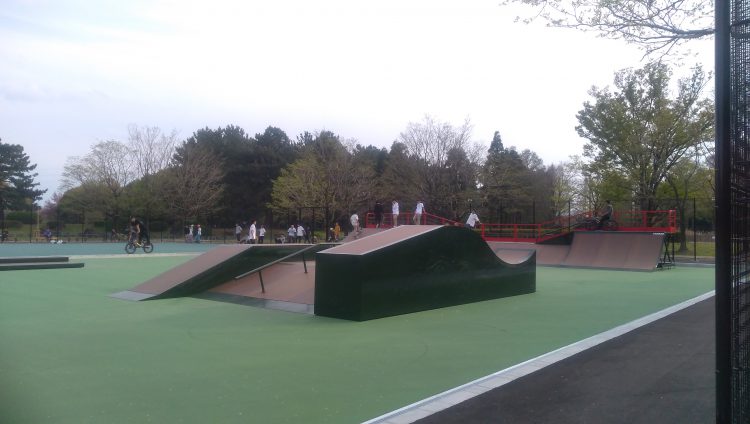庄内緑地公園スケートパークセクション